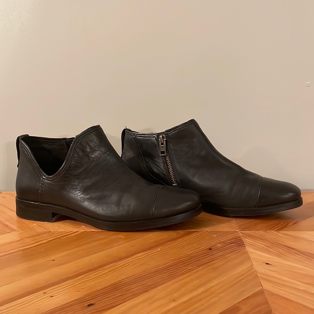 Women’s Timberland Mirrorfit System Black Leather Boots Size 8.5